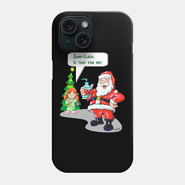 Funny Santa Claus original santa v2 Phone Case by SidneyTees