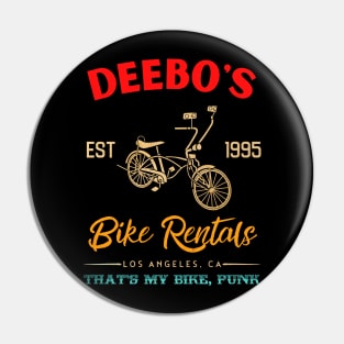 Deebo's Bike Rentals Fanart Pin