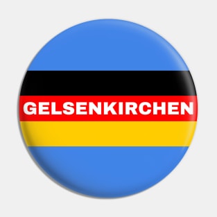 Gelsenkirchen City in German Flag Pin