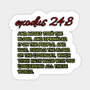 Exodus 24:8 Magnet