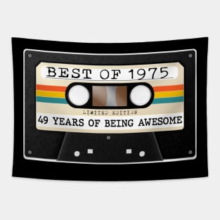 Funny Best of 1975 49th Birthday Cassette Tape Vintage Tapestry