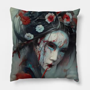 Japanese Geisha Pillow