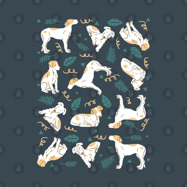 Borzoi Puppies by Wlaurence