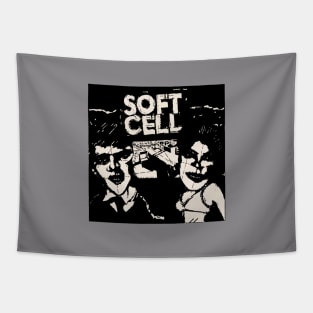 Soft Cell Logo Tapestry