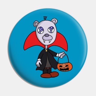 Halloween Vampire Trick or Treat Pin