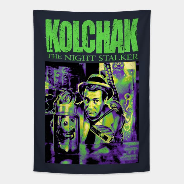 Horror Retro Kolchak Tapestry by OrcaDeep