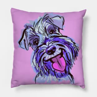 The Schnauzer Love of My Life Pillow