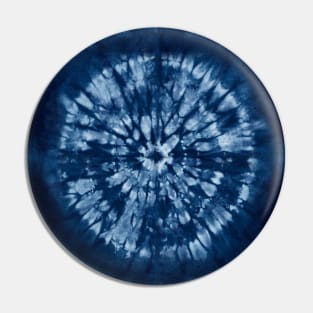 Indigo Tie Dye Pin