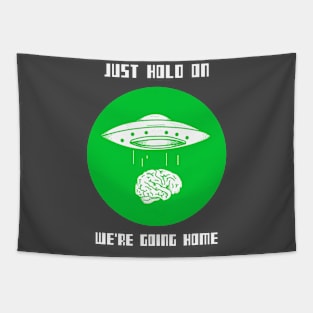 ufo aliens abduction Tapestry