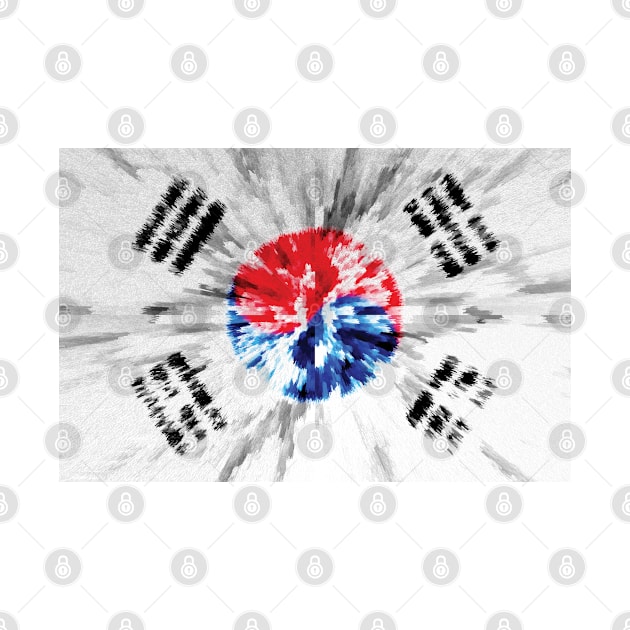 Extruded flag of South Korea by DrPen