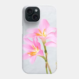 Pink Lily Flowers Phone Case