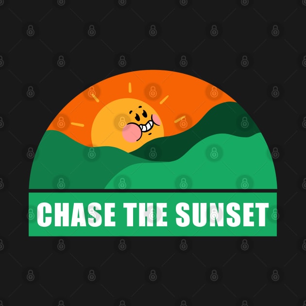 Chase The Sunset by Artthree Studio