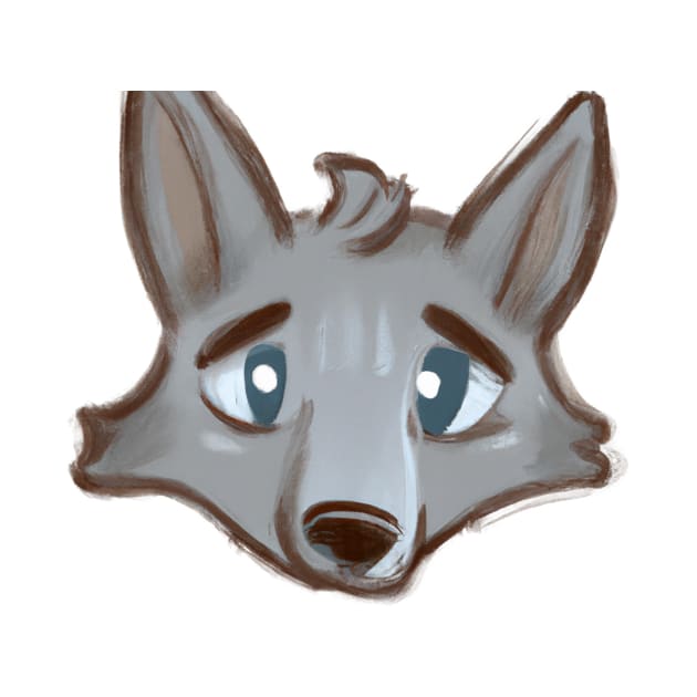 Cute Wolf Drawing by Play Zoo