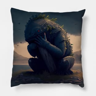 The Saddest Kaiju Pillow