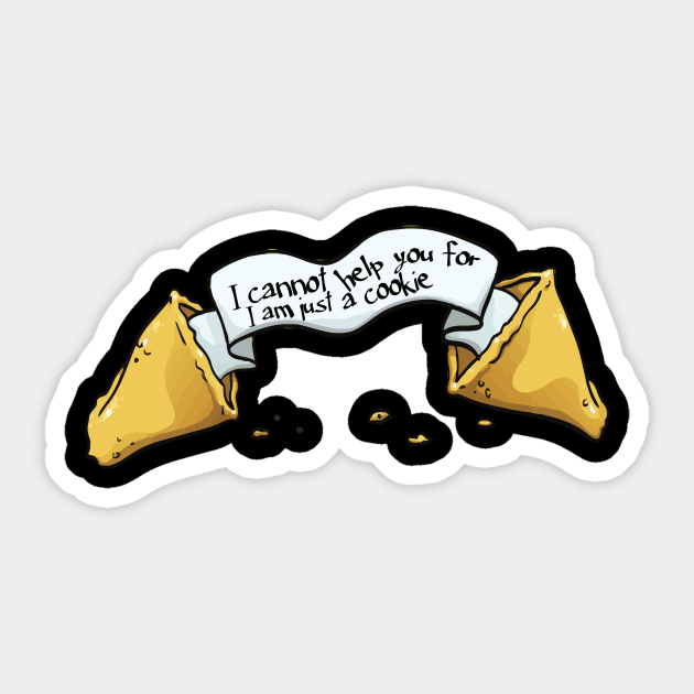 Fortune Cookie Sticker