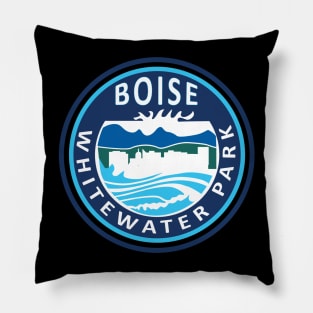 Boise Whitewater Park unofficial color logo Pillow