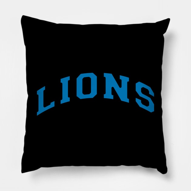 Detroit Lions Pillow by teakatir