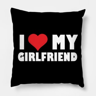 I love my girlfriend many times Pillow