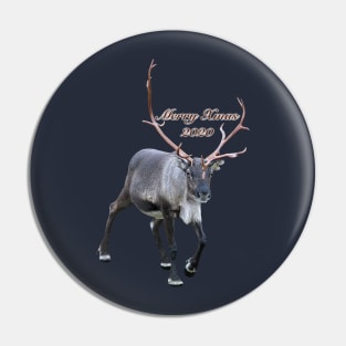 Santa Claus Reindeer Pin