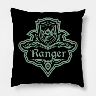 D&D Ranger 1 Color Emblem Pillow