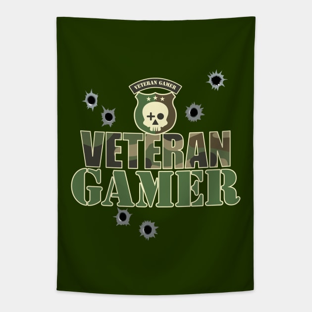 Veteran Gamer design. Tapestry by Hotshots