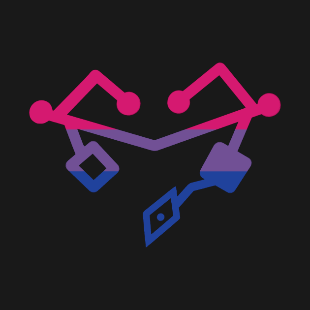 Bisexual Pride Heart by Khalico