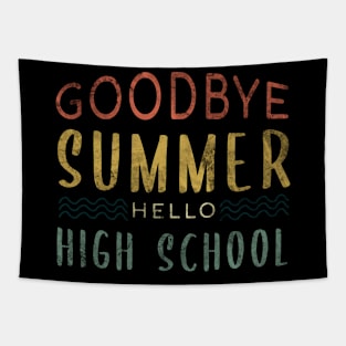 Goodbye Summer Hello High School - Back To School Tapestry