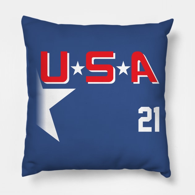 Team USA - Dean Portman Pillow by 4check