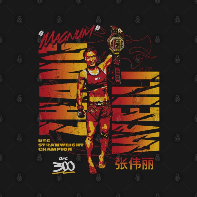 Zhang Weili UFC 300 Champion by artbygonzalez