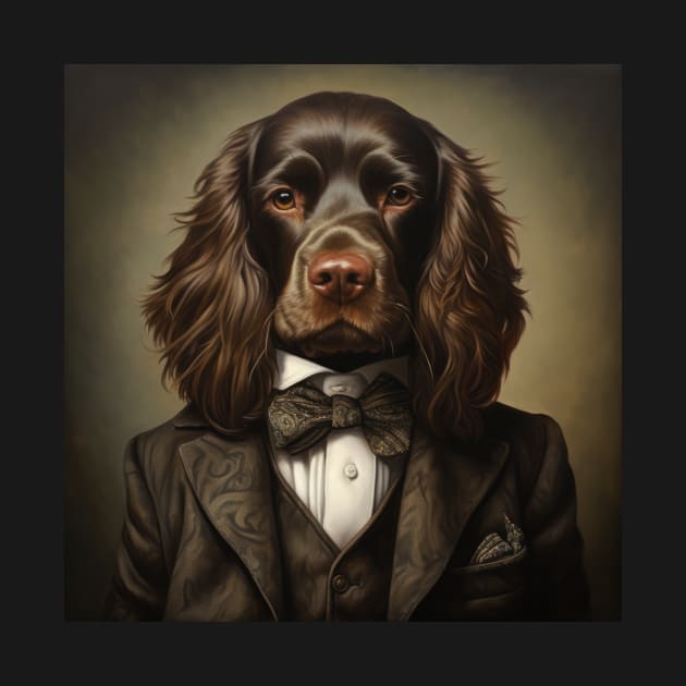 Boykin Spaniel Dog in Suit by Merchgard