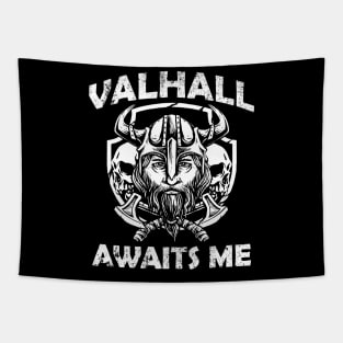 Viking Metal - Valhall Awaits Me Tapestry