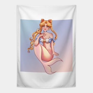 Moon Mermaid Tapestry