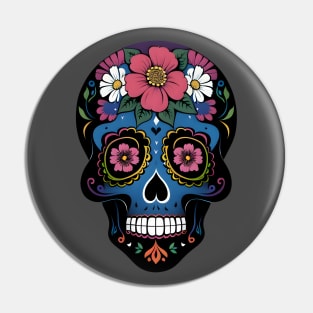 Day of the Dead Skull 10 Pin