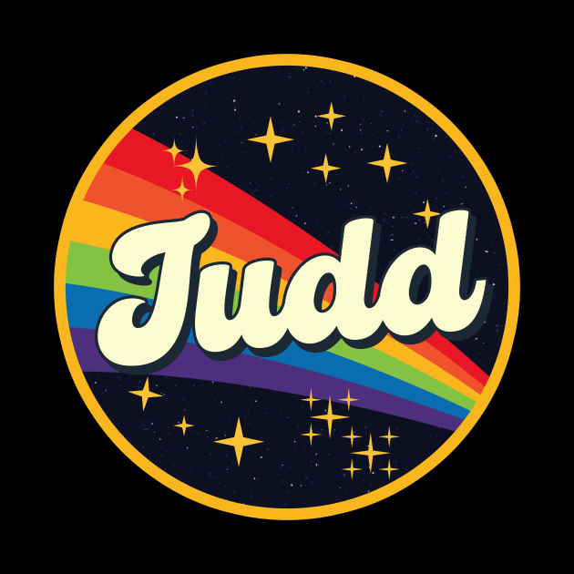 Judd // Rainbow In Space Vintage Style by LMW Art