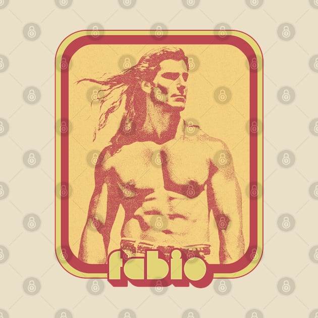 Fabio // Retro 90s Aesthetic Fan Design by DankFutura