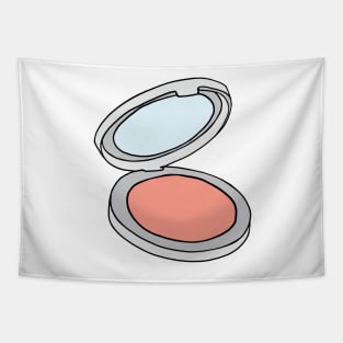 Pink Blush Compact Makeup Tapestry