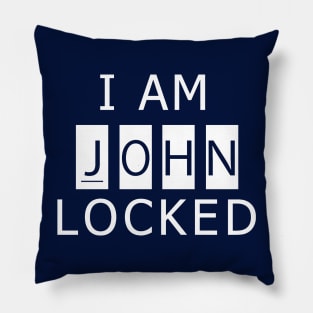 I Am Johnlocked Pillow