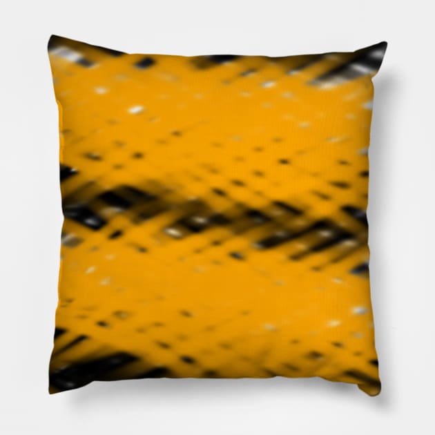 Black and yellow wire Pillow by Prince