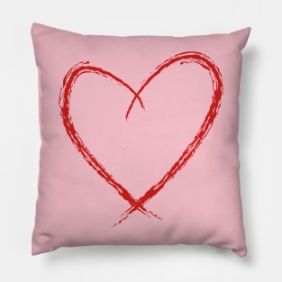 Graffiti Heart Pillow