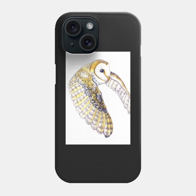 Milo: Australian Masked Barn Owl Phone Case by julieviens