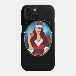 Mrs Claus Hot Cocoa Drinker Phone Case