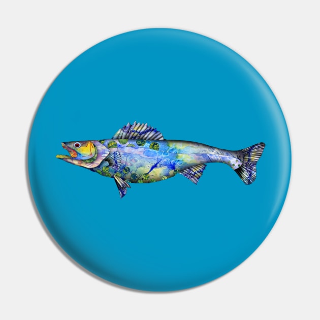 Walleye Pin by Zodiart