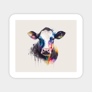 Cow Watercolour Painting Magnet