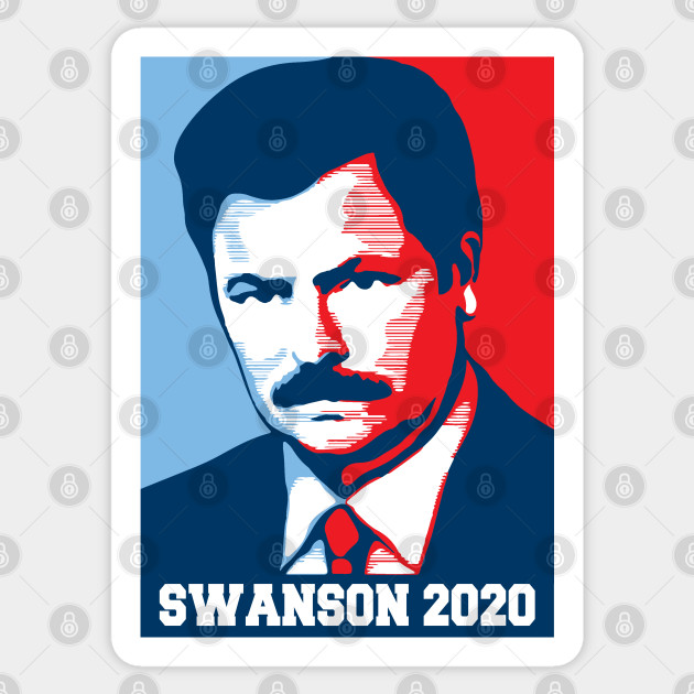 Ron Swanson 2020 Ron Swanson Sticker Teepublic Uk