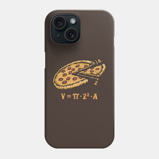 Pizza Pi Phone Case by kg07_shirts