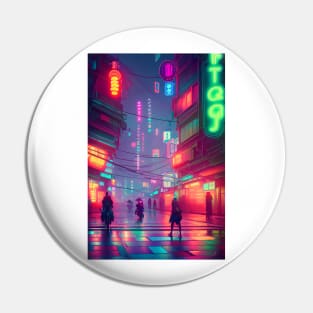 Tokyo Neon Anime Japan Street Vibes <3 Pin