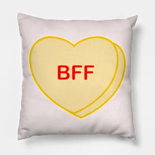 Conversation Heart: BFF Pillow