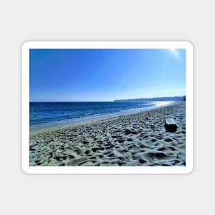 Dusk at Malibu Beach Magnet