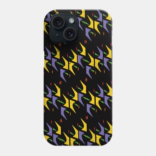 Colorful Random Shapes Pattern Phone Case