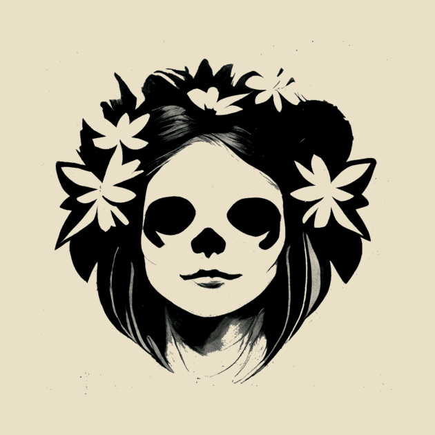 Skull Girl by Papyr Wulf